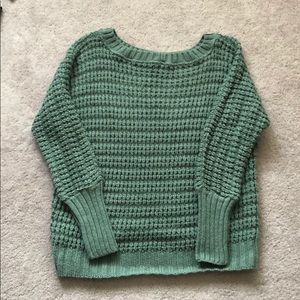 Express minty green thin sweater